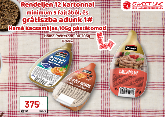 HAMÉ CSOMAGAJÁNLAT