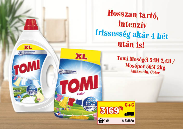 Tomi Mosógél / Mosópor!